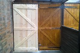 Fencing Nottingham before and after double gate